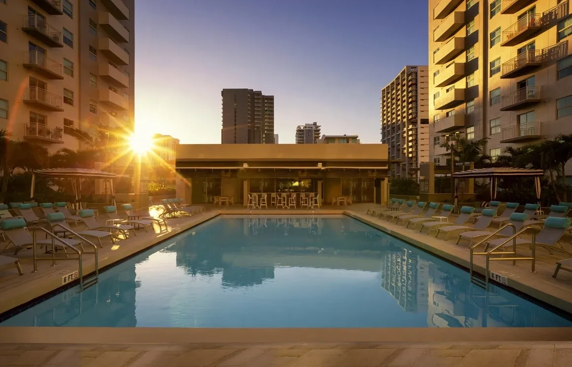 High-Rise Condominium Pool Refitting — Miami Beach, Florida